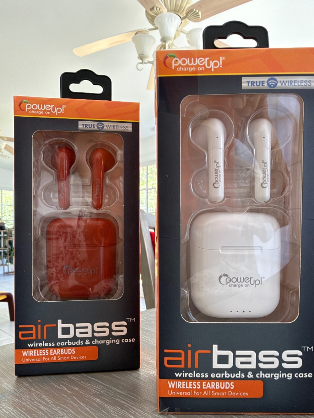 🎧 Power Up! AirBass True Wireless Earbuds & Charging Case 🎧